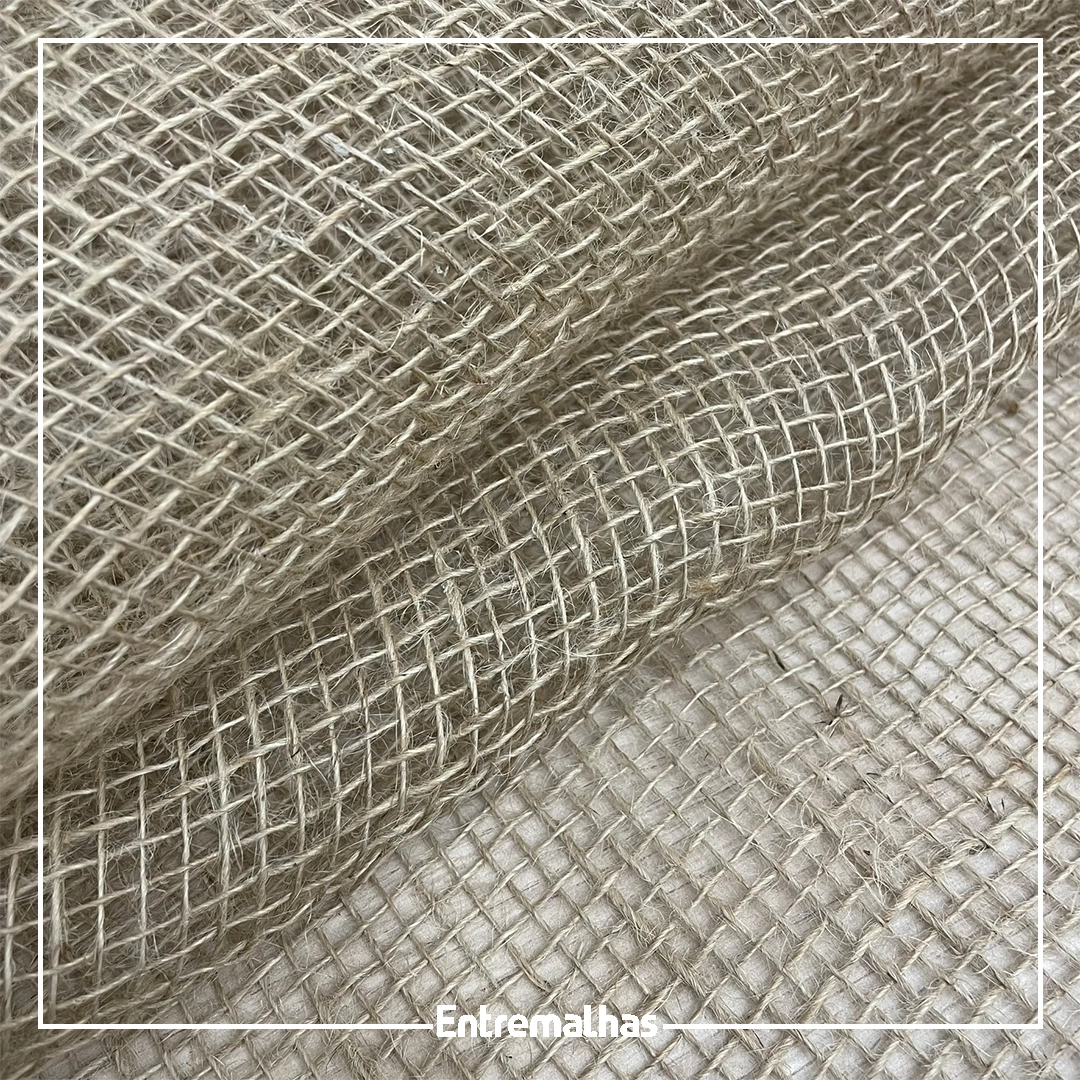 Tecido Juta Tela CCS Trama Aberta Ref.:858304