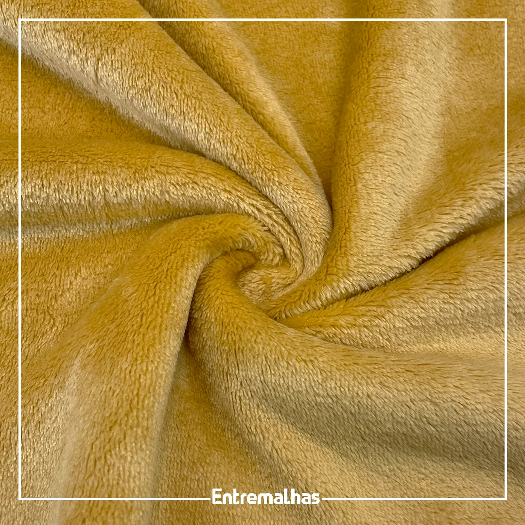 Malha Fleece - Amarelo Ref.:320186
