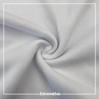 Tecido Moletom Flanelado 3 Cabos - Branco Ref.:359040