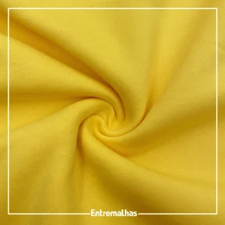 Tecido Moletom Flanelado 3 Cabos - Amarelo Ref.:359040