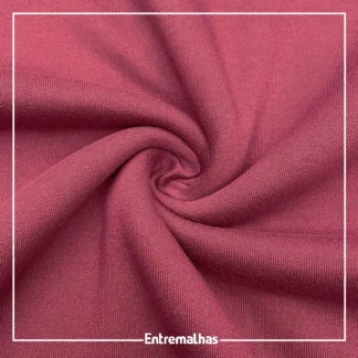 Tecido Moletom Flanelado 3 Cabos - Marsala Ref.:359040
