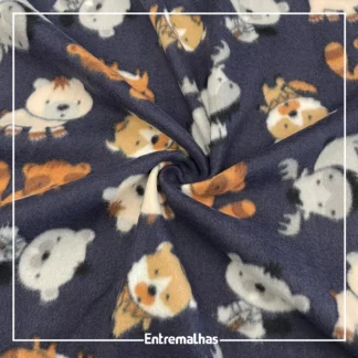 Tecido Soft Importado Estampado Ref.:442055