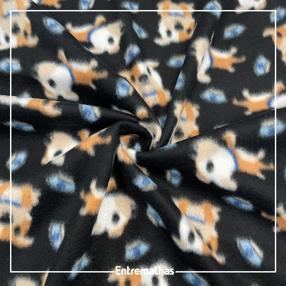 Tecido Soft Importado Estampado Ref.:442055