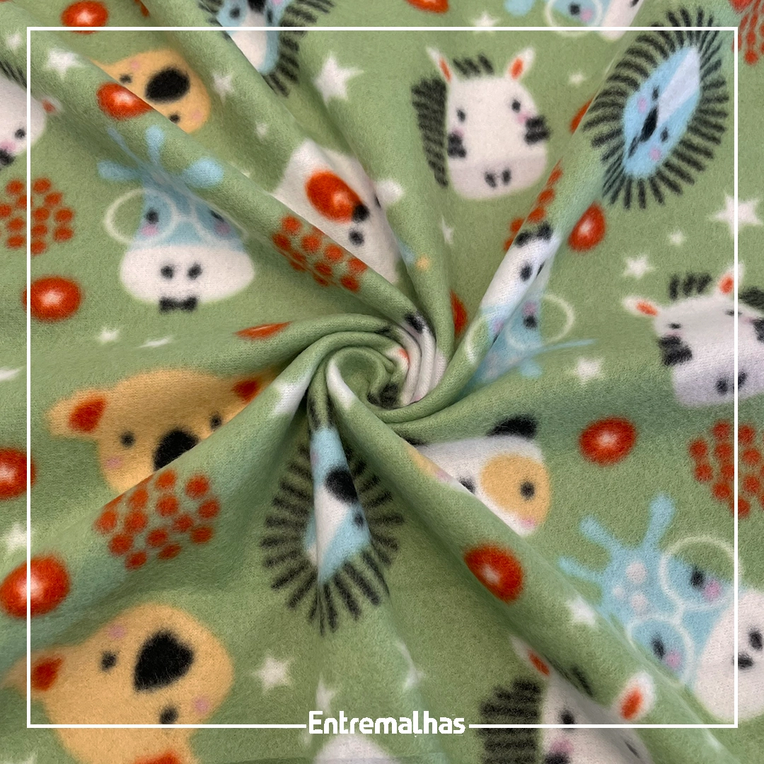 Tecido Soft Importado Estampado Ref.:442055