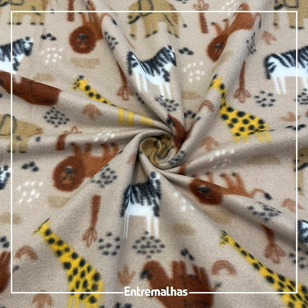 Tecido Soft Importado Estampado Ref.:442055