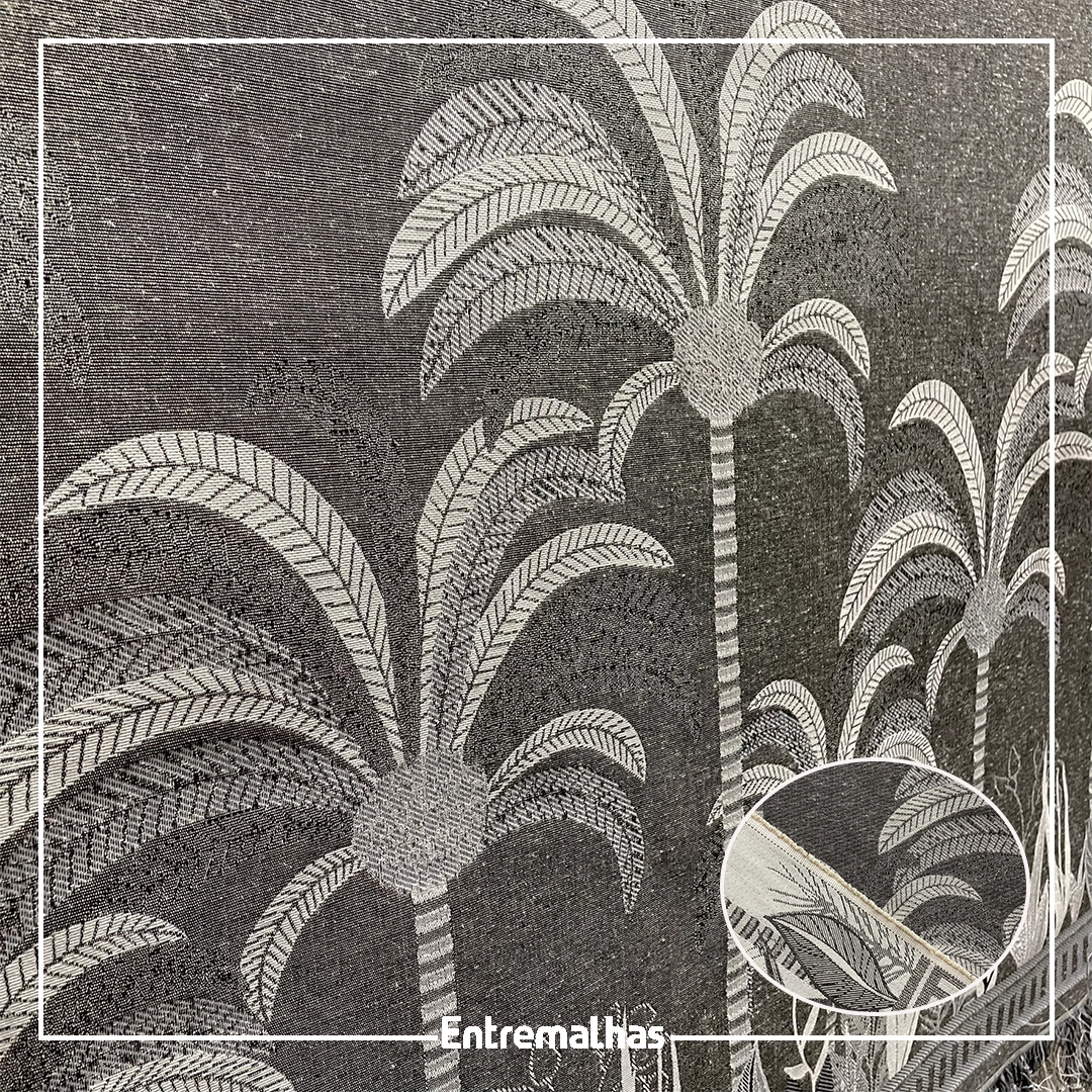 Tecido Jacquard Para Mantas E Almofadas Ref.:859551