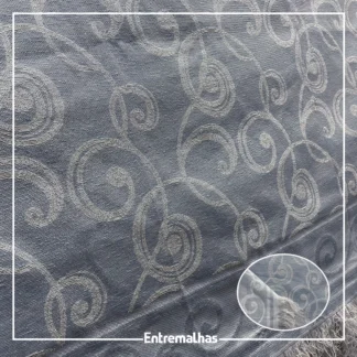 Tecido Jacquard Para Mantas E Almofadas Ref.:859551
