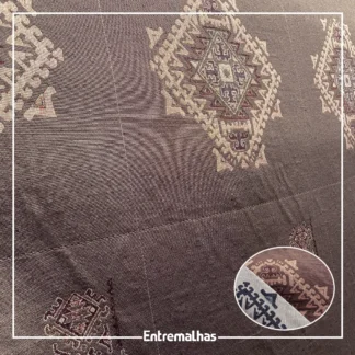 Tecido Jacquard Para Mantas E Almofadas Ref.:859551