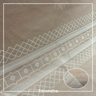 Tecido Jacquard Para Mantas E Almofadas Ref.:859551