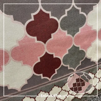 Tecido Jacquard Para Mantas E Almofadas Ref.:859551