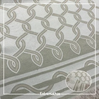 Tecido Jacquard Para Mantas E Almofadas Ref.:859551
