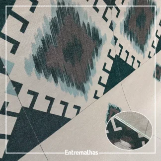 Tecido Jacquard Para Mantas E Almofadas Ref.:859551