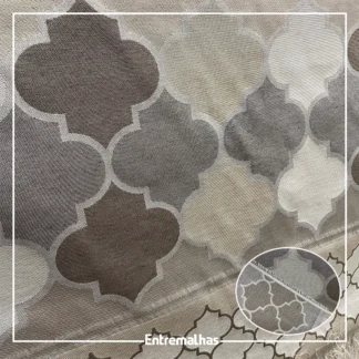 Tecido Jacquard Para Mantas E Almofadas Ref.:859551