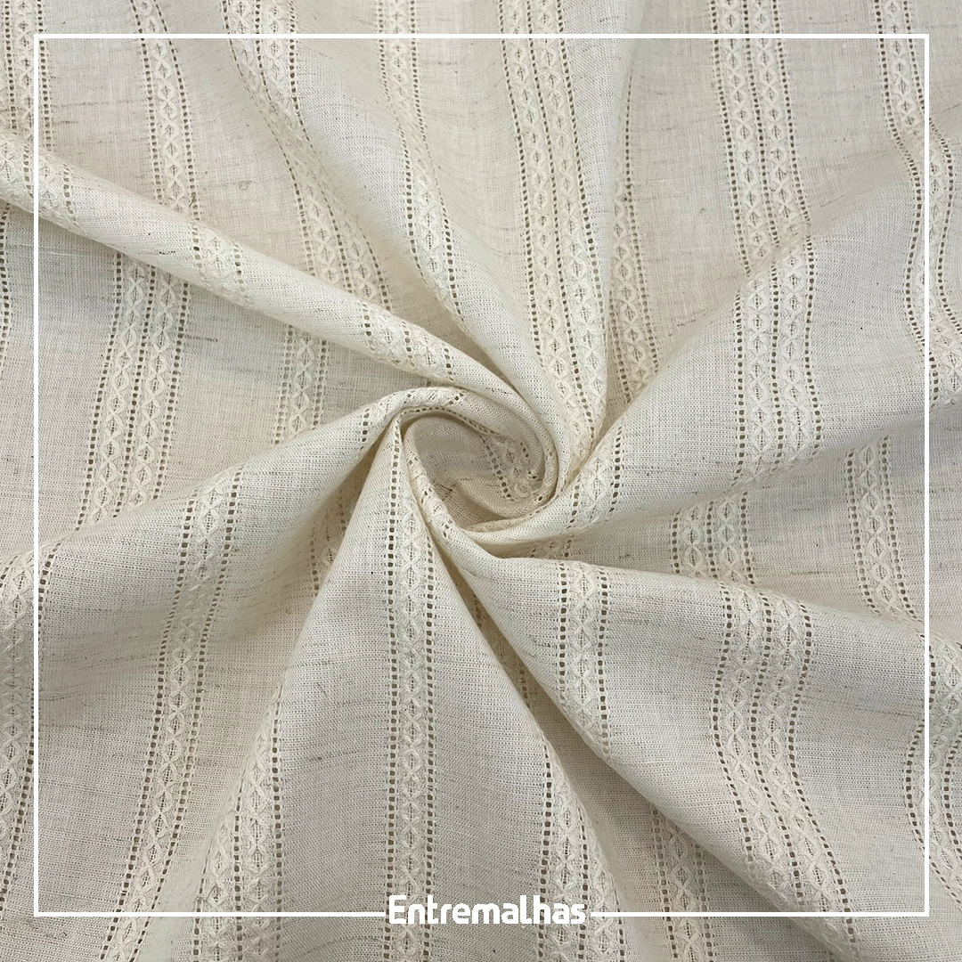 Tecido Jacquard London - Bege Ref.:859958