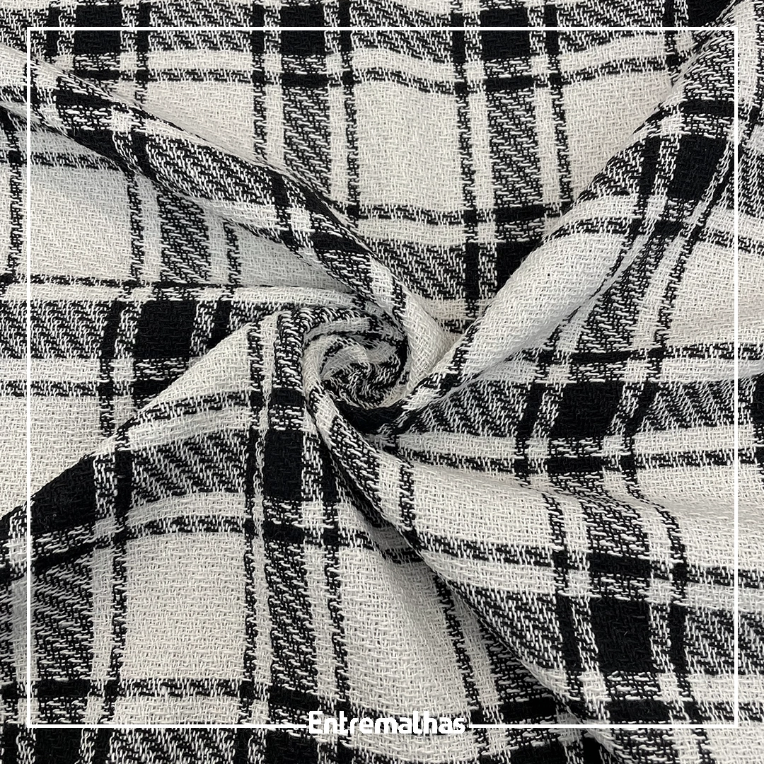 Tecido Tweed - Branco Ref.:859963