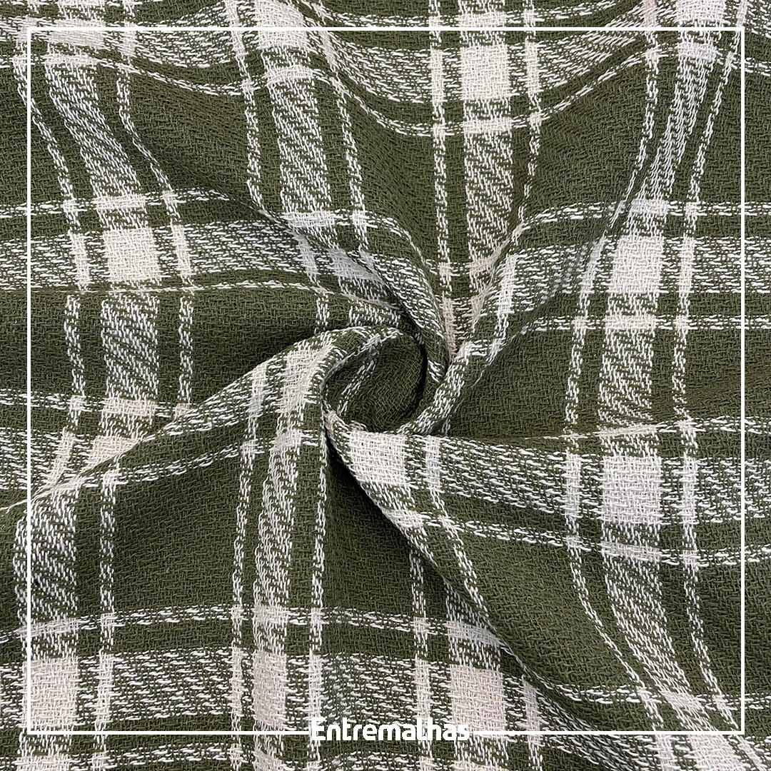 Tecido Tweed - Verde Ref.:859963