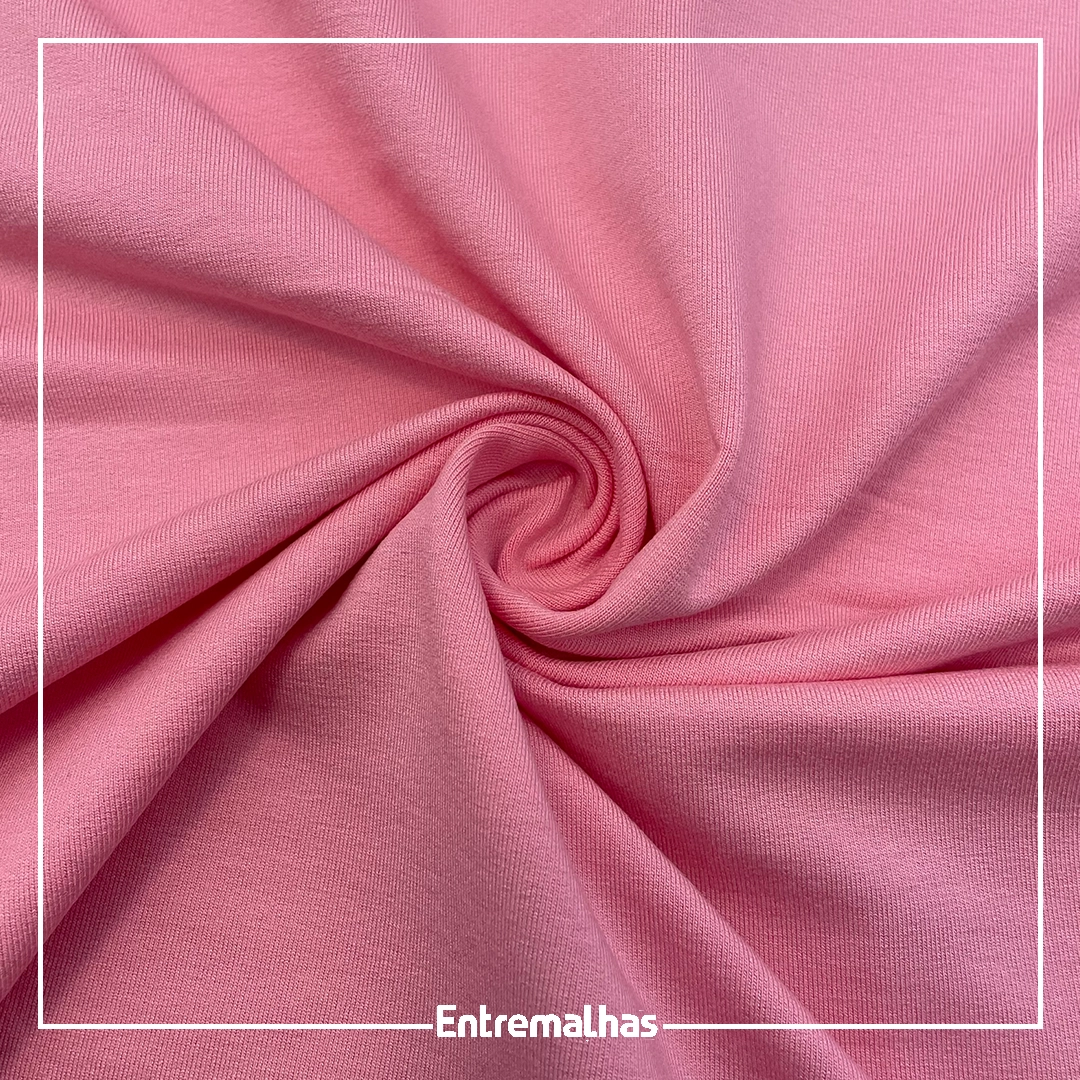 Malha Moletinho MVS Anti-Pilling - Rosa Ref.:320582