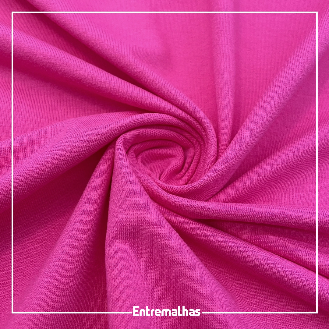 Malha Molet Sport Fleece - Rosa Ref.:320626