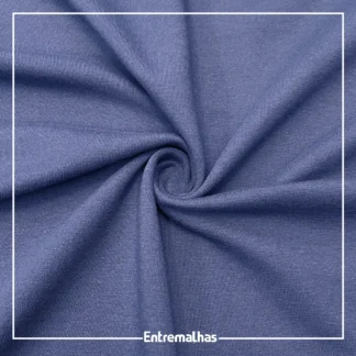 Malha Molet Sport Fleece - Azul Ref.:320626