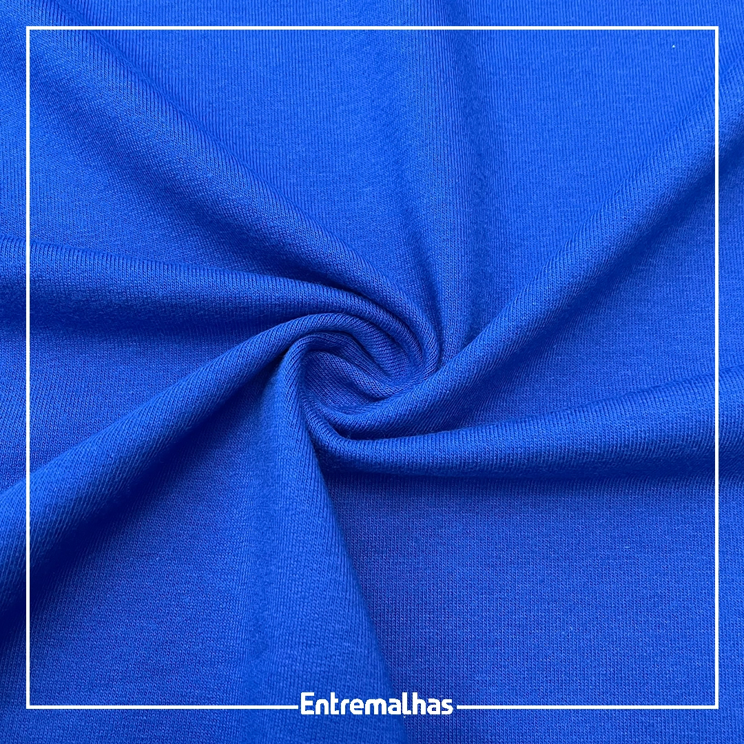 Malha Molet Sport Fleece - Azul Ref.:320626