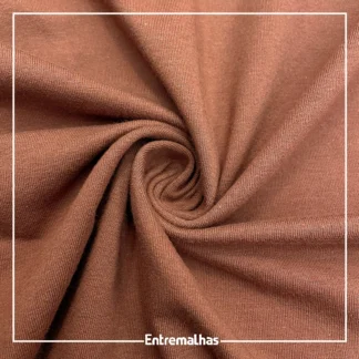 Malha Molet Sport Fleece - Marrom Ref.:320626