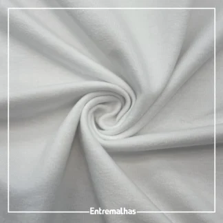 Malha Molet Sport Fleece - Branco Ref.:320626