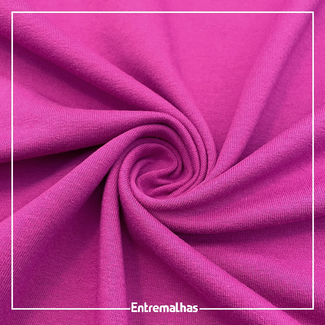 Malha Molet Sport Fleece - Rosa Ref.:320626