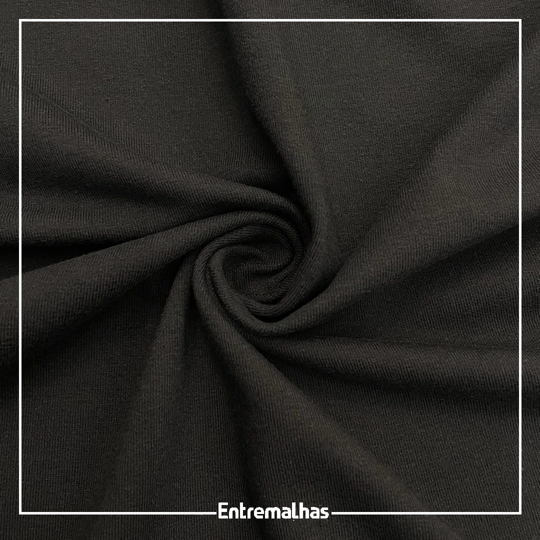 Malha Molet Sport Fleece - Preto Ref.:320626
