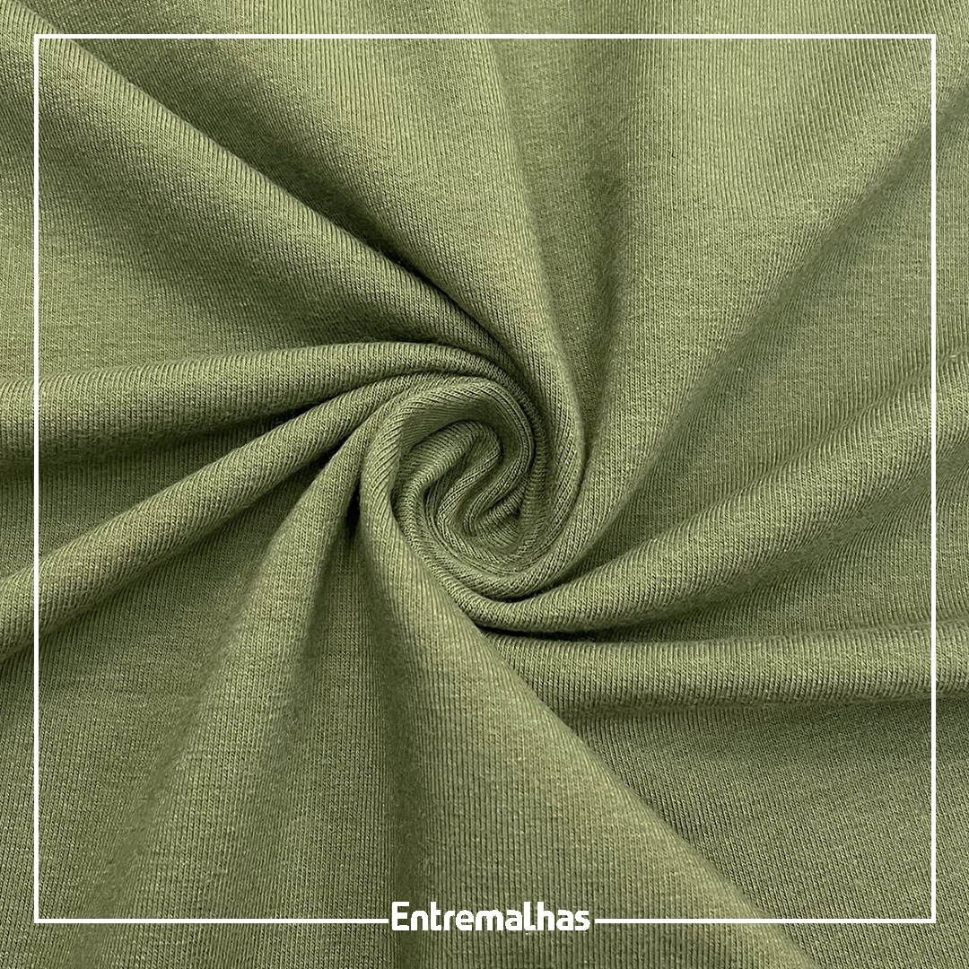 Malha Molet Sport Fleece - Verde Ref.:320626