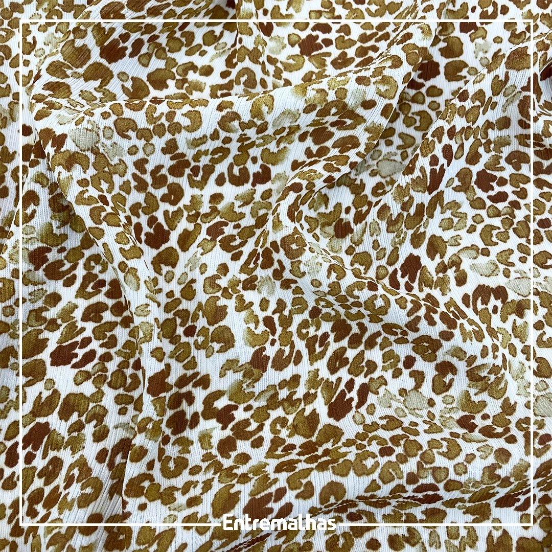 Tecido Crepe Silk Chiffon GGT Estampado Ref.:722006