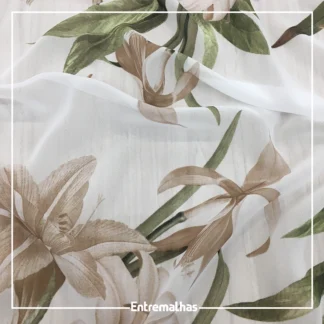 Tecido Crepe Silk Chiffon GGT Estampado Ref.:722006