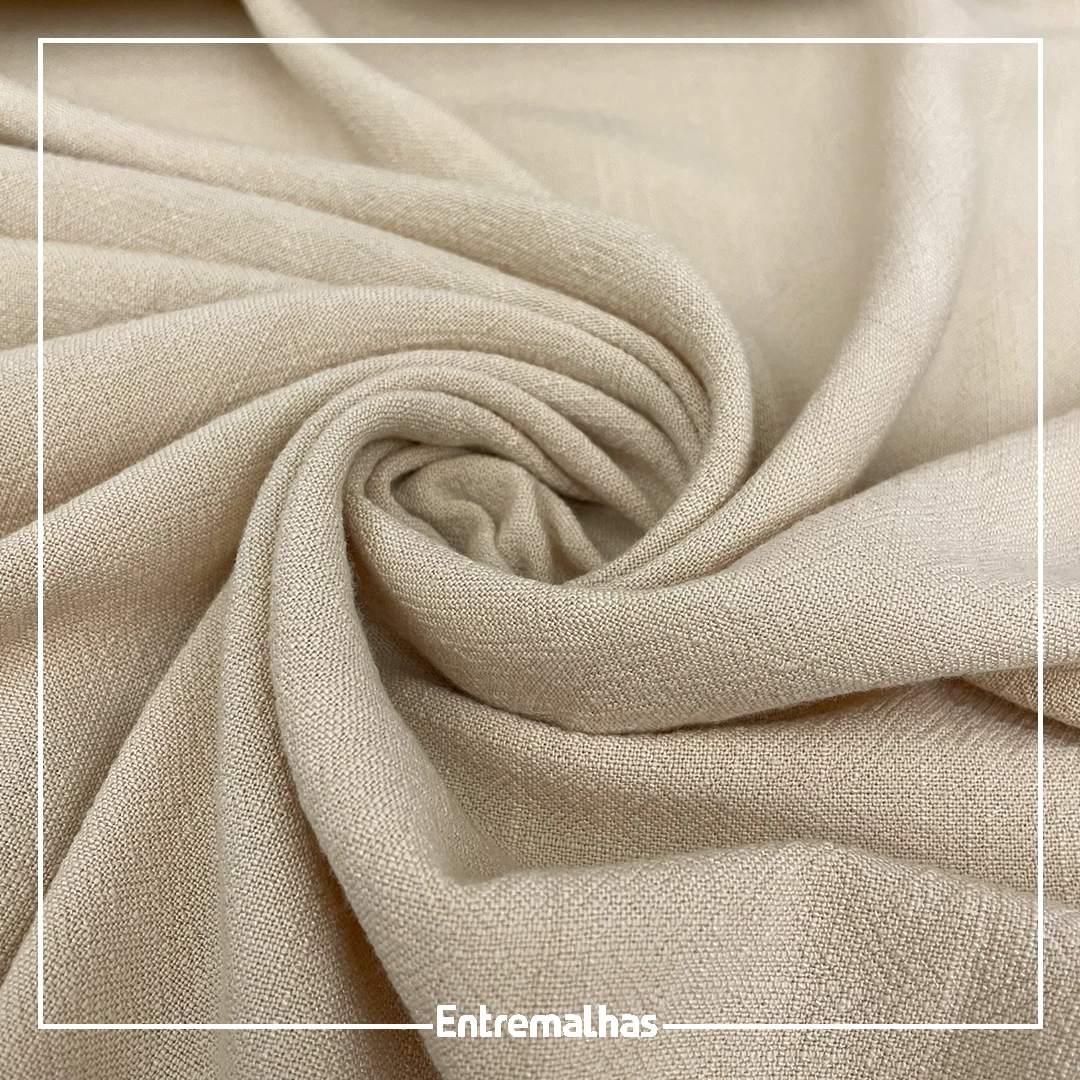 Tecido Linho Heavy - Bege Ref.:772042