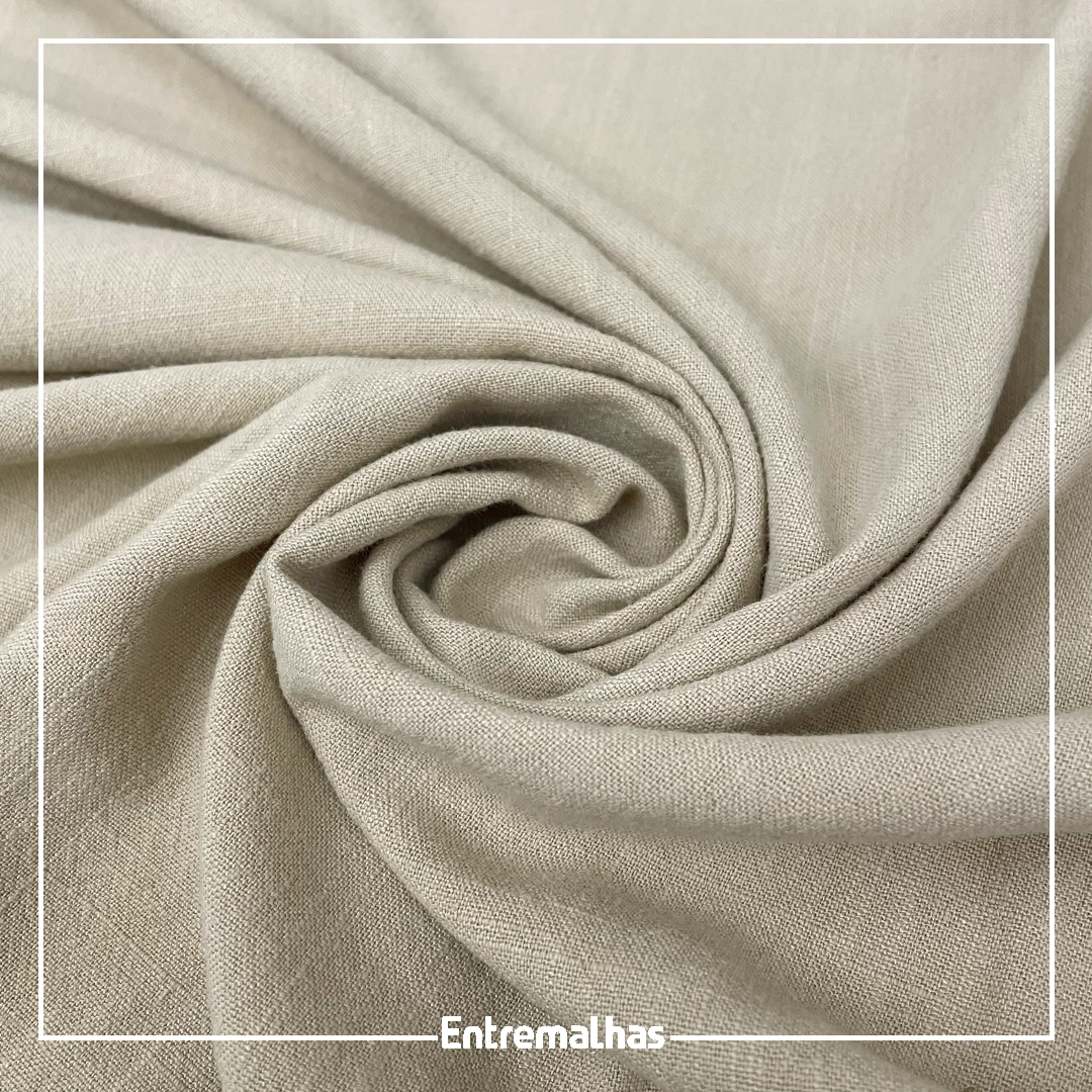 Tecido Linho Heavy - Bege Ref.:772042