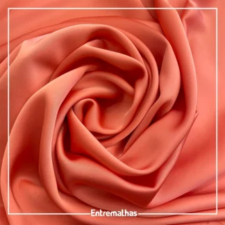 Tecido Florença Double Satin - Salmão Ref.:859947