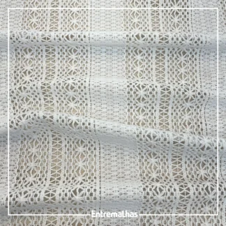 Tecido Crochet Iheus - Branco Ref.:859962