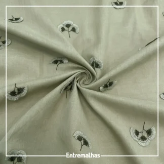 Tecido Bordado Amy - Verde Ref.:859968