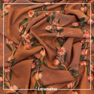 Tecido Lycra Tule Estampada Ref.:317189