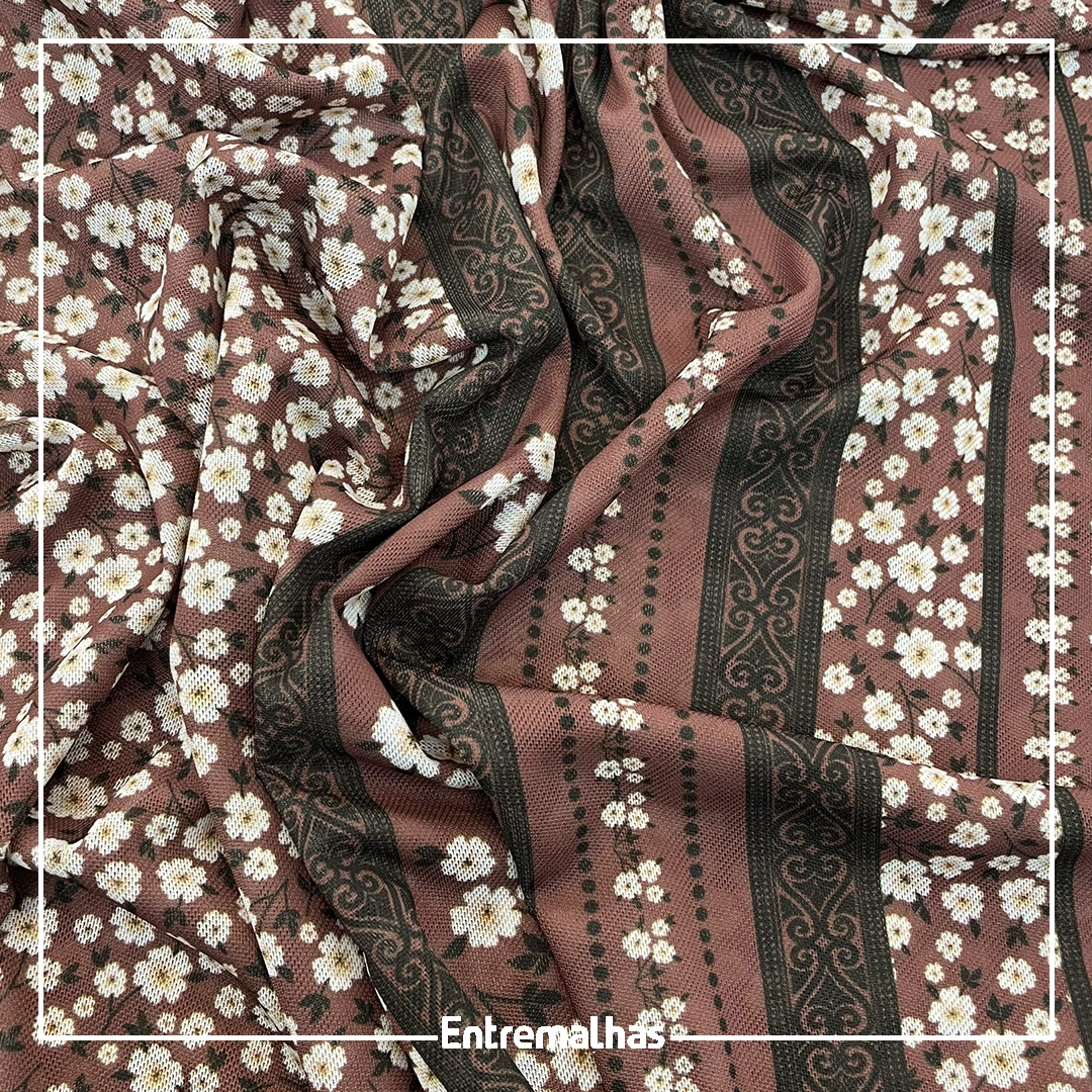 Tecido Lycra Tule Estampada Ref.:317231