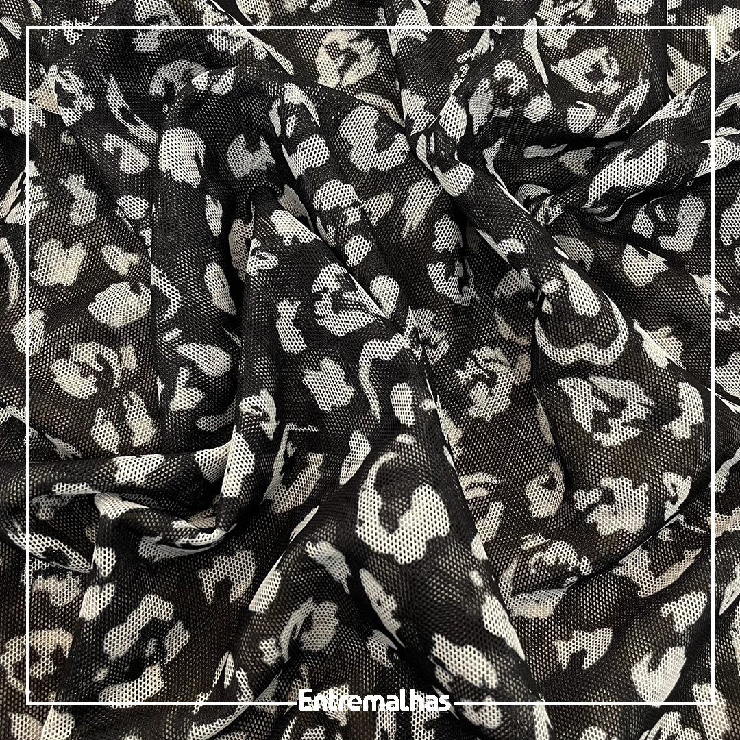 Tecido Lycra Tule Estampada Ref.:317243