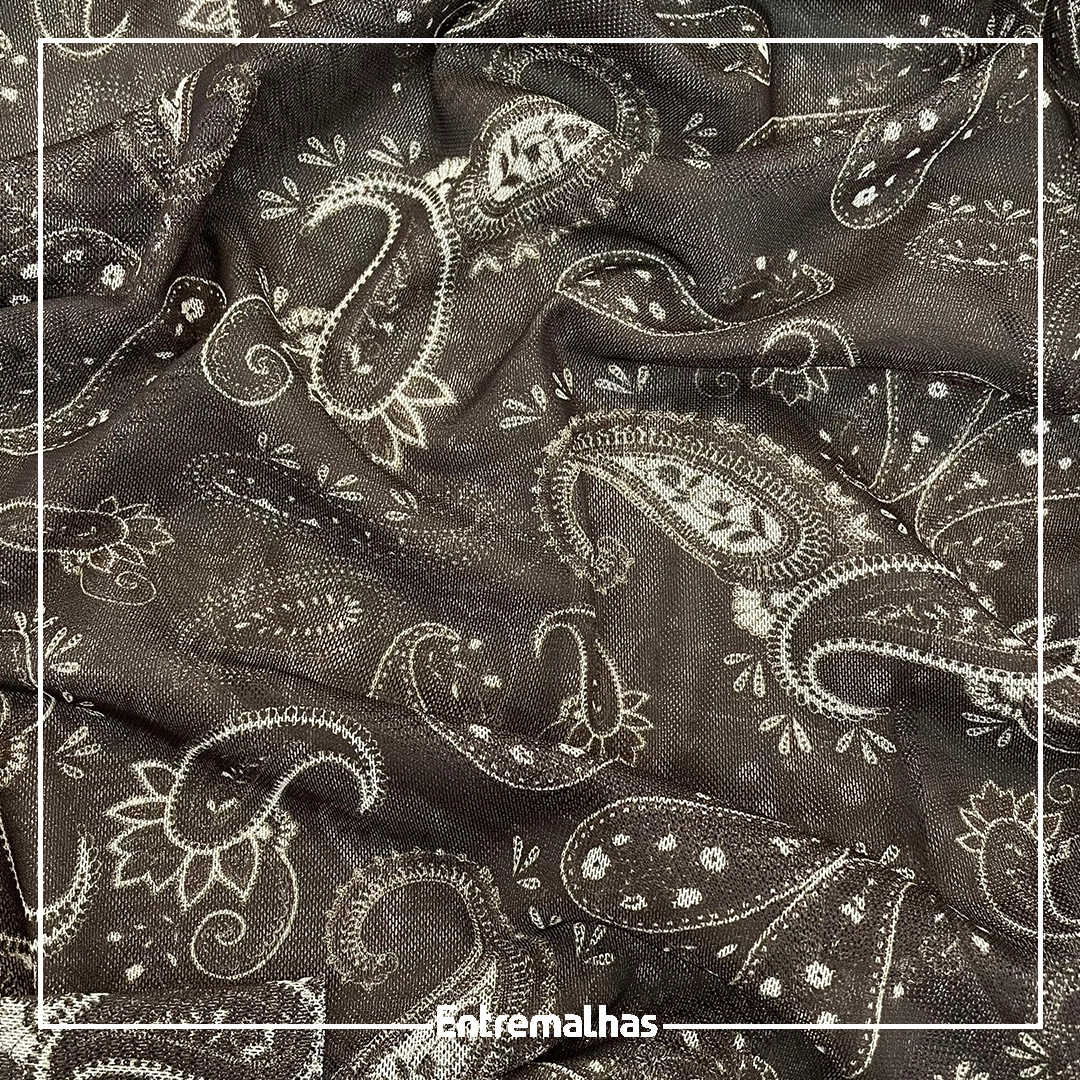 Tecido Lycra Tule Estampada Ref.:317243