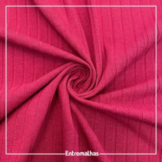 Malha Canelada Maxrib - Vermelho Ref.:330115