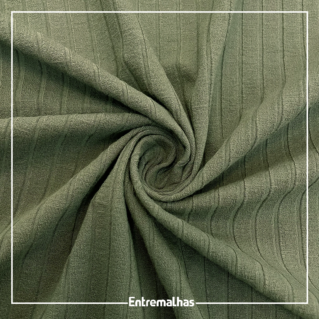 Malha Canelada Maxrib - Verde Ref.:330115