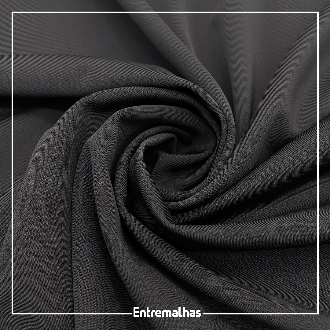Malha Power Stretch Twist - Preto Ref.:330147
