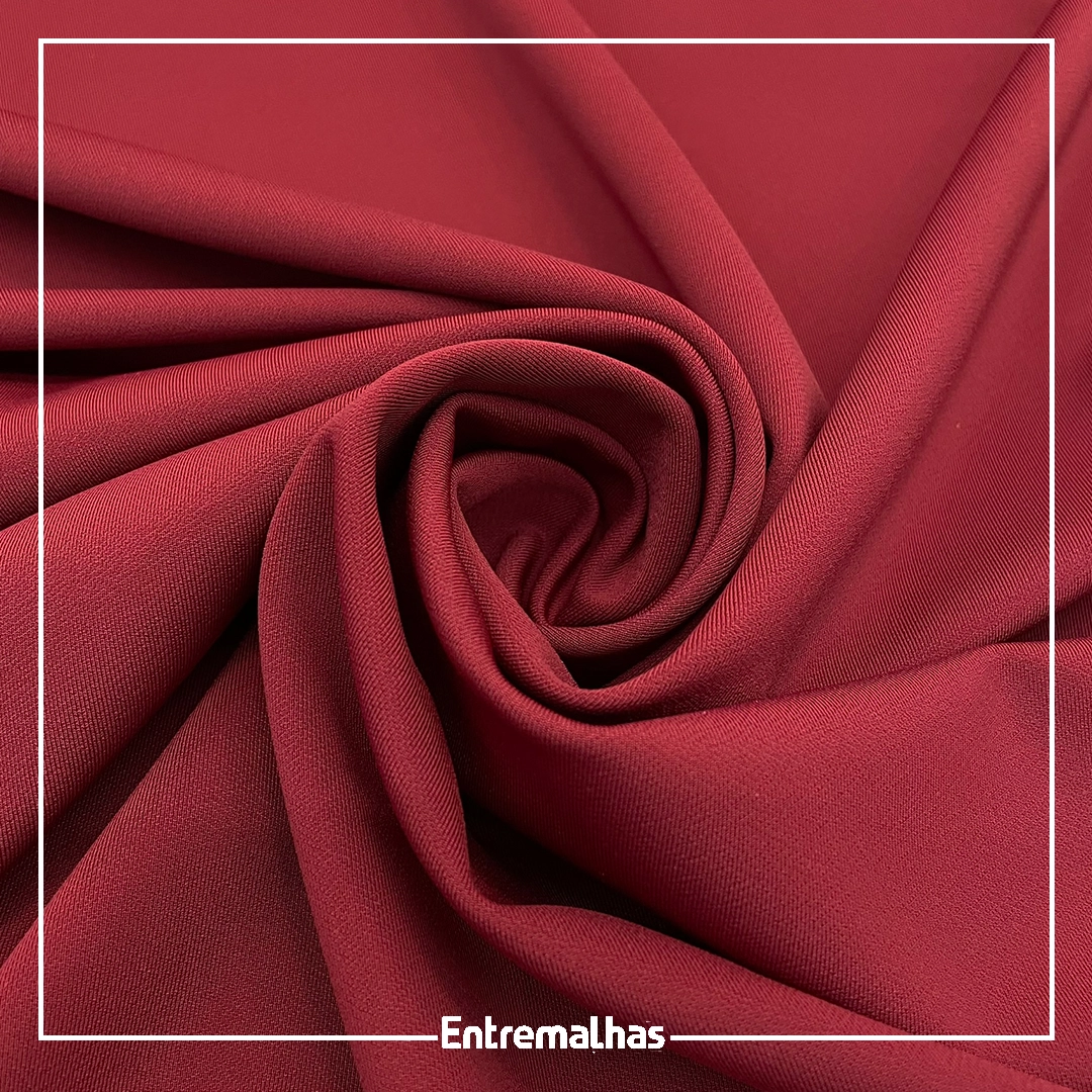 Malha Power Stretch Twist - Bordô Ref.:330147