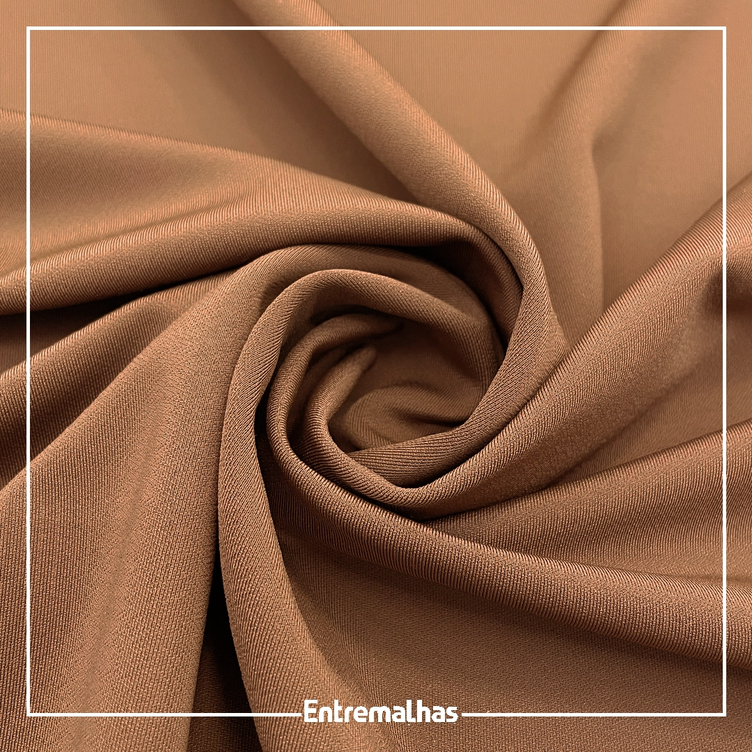 Malha Power Stretch Twist - Marrom Ref.:330147