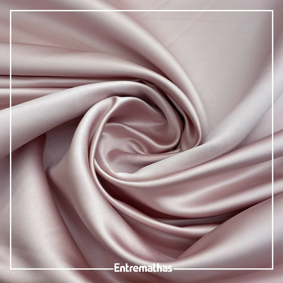 Tecido Cetim Princese - Rose Ref.:717038