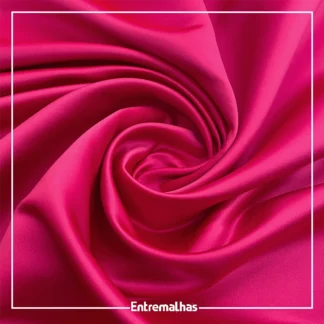 Tecido Cetim Princese - Fúcsia Ref.:717038