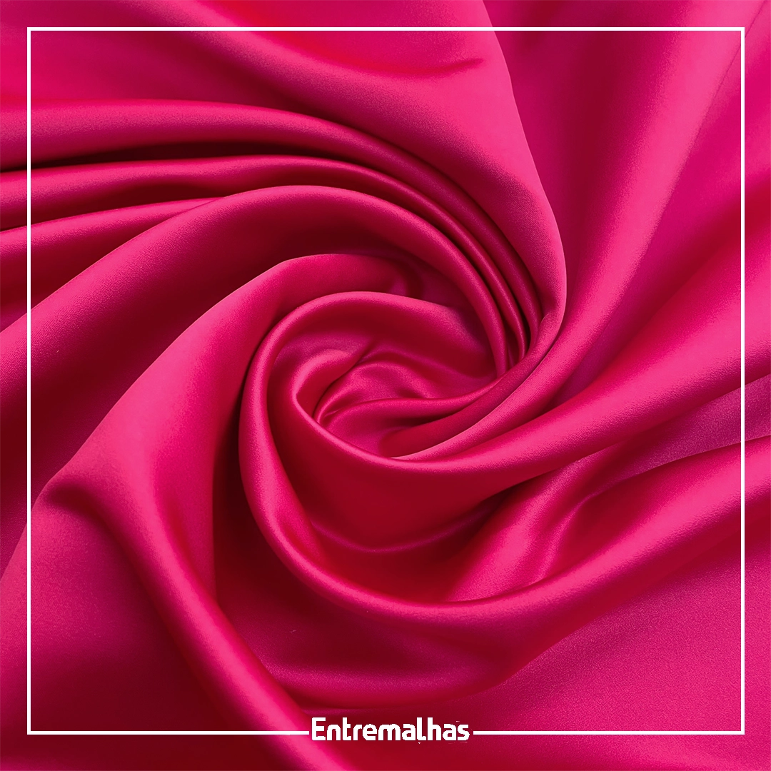 Tecido Cetim Princese - Fúcsia Ref.:717038