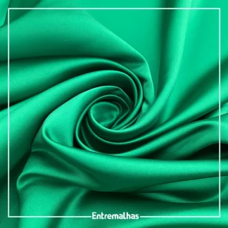 Tecido Cetim Princese - Verde Ref.:717038