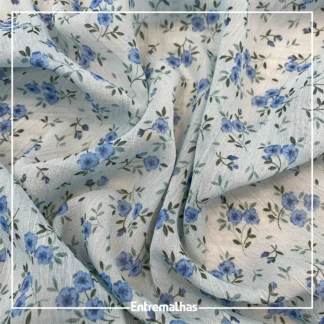 Tecido Crepe Chiffon Yoryu Estampado Ref.:722036
